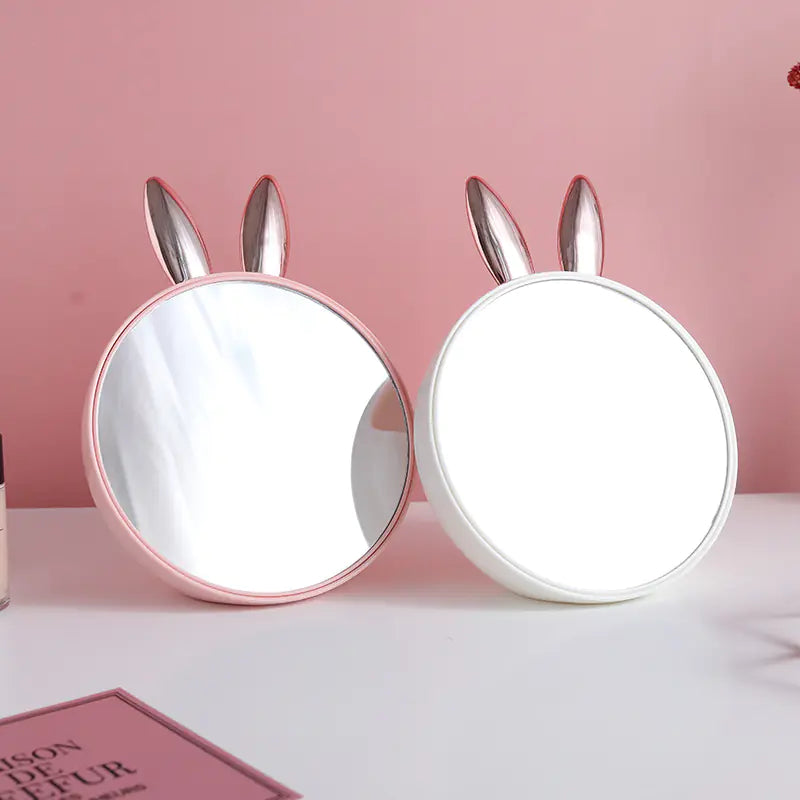 Rabbit Round Makeup Mirror