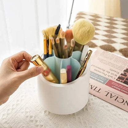 Makeup Brush Organizer & Storage Bin 360°Rotating